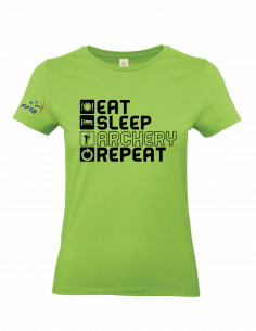 Teeshirt Eat Sleep - Femme