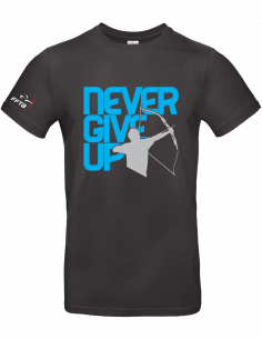 Teeshirt Never Give up - Homme