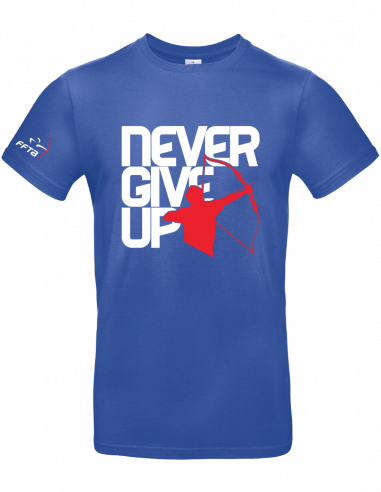 Teeshirt Never Give up - Homme