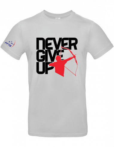 Teeshirt Never Give Up - Enfant